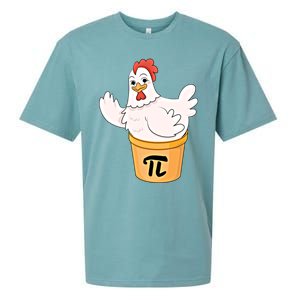 Chicken Pot Pie Funny Math Pi Day Funny Cute Food Lovers Cool Gift Sueded Cloud Jersey T-Shirt