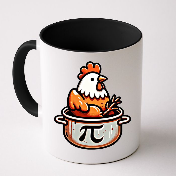 Chicken Pot Pie Funny Math Pun Chicken Pot Pi Day Gift Coffee Mug