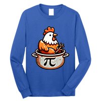 Chicken Pot Pie Funny Math Pun Chicken Pot Pi Day Gift Long Sleeve Shirt