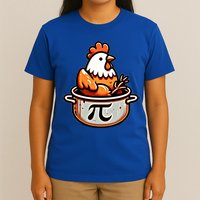 Chicken Pot Pie Funny Math Pun Chicken Pot Pi Day Gift T-Shirt