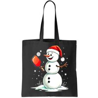 Christmas Pickleball Player Funny Pickleball Snowman Xmas Gift Bag