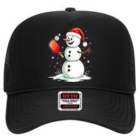 Christmas Pickleball Player Funny Pickleball Snowman Xmas Gift Hat