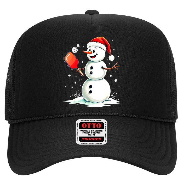 Christmas Pickleball Player Funny Pickleball Snowman Xmas Gift Hat