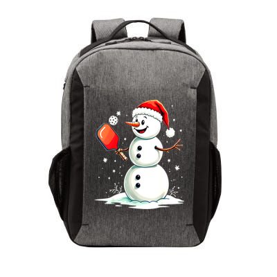 Christmas Pickleball Player Funny Pickleball Snowman Xmas Gift Vector Backpack
