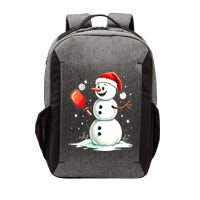 Christmas Pickleball Player Funny Pickleball Snowman Xmas Gift Vector Backpack