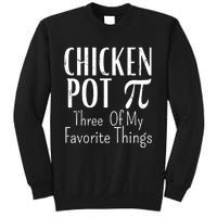 Chicken Pot Pie Funny Math Pun Chicken Pot Pi Day Gift Sweatshirt