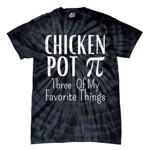 Chicken Pot Pie Funny Math Pun Chicken Pot Pi Day Gift Tie-Dye T-Shirt