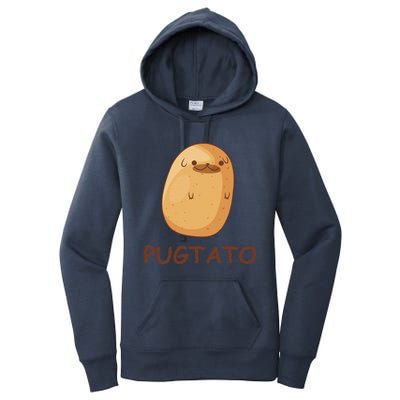 Cute Pug Potato Funny Dog Potato PUGTATO Women's Pullover Hoodie