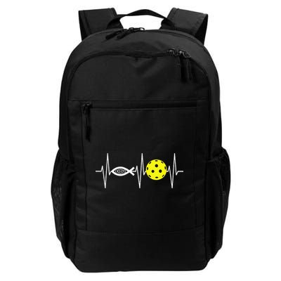 Christian Pickleball Player Ichthys Jesus Fish Symbol Backpack