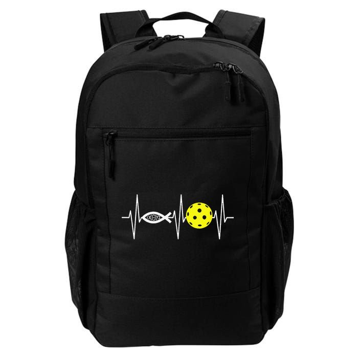 Christian Pickleball Player Ichthys Jesus Fish Symbol Backpack