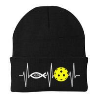 Christian Pickleball Player Ichthys Jesus Fish Symbol Beanie