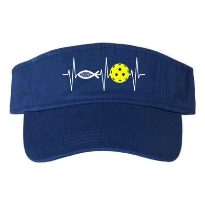 Christian Pickleball Player Ichthys Jesus Fish Symbol Visor