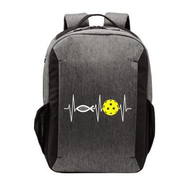 Christian Pickleball Player Ichthys Jesus Fish Symbol Vector Backpack