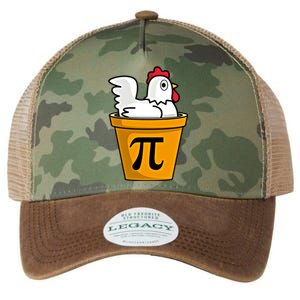 Chicken Pot Pie Funny Math Pun Chicken Pot Pie Gift Legacy Tie Dye Trucker Hat