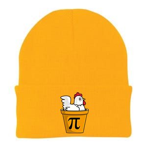 Chicken Pot Pie Funny Math Pun Chicken Pot Pie Gift Knit Cap Winter Beanie