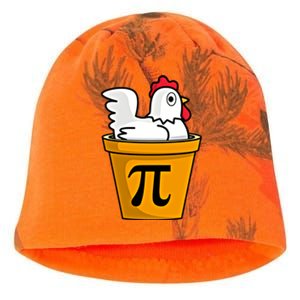 Chicken Pot Pie Funny Math Pun Chicken Pot Pie Gift Kati - Camo Knit Beanie