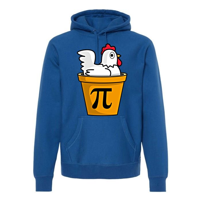 Chicken Pot Pie Funny Math Pun Chicken Pot Pie Gift Premium Hoodie