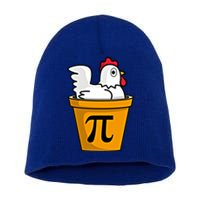 Chicken Pot Pie Funny Math Pun Chicken Pot Pie Gift Short Acrylic Beanie