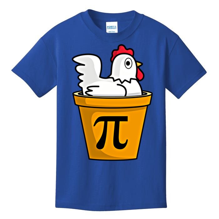 Chicken Pot Pie Funny Math Pun Chicken Pot Pie Gift Kids T-Shirt