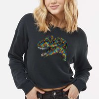 Complex Puzzle Problem Solver Gift Cropped Pullover Crew