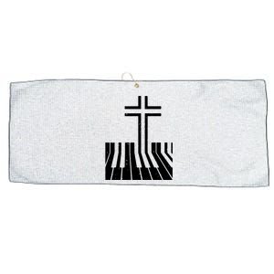 Christian Piano Player Gift Design Piano Teacher Keyboard Large Microfiber Waffle Golf Towel