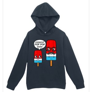 Coolest Pop Pop Ever Grandfather Popsicle Ice Cream Urban Pullover Hoodie