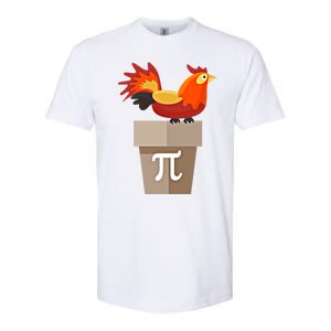 Chicken Pot Pie Funny Pi Day Hilarious Math Geek Algebra Meaningful Gift Softstyle® CVC T-Shirt