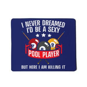 Cool Pool Player Design For Men Women Pool Billiards Player Mousepad