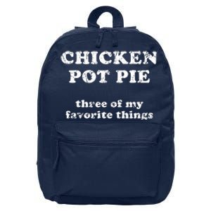 Chicken Pot Pie Three Of My Favorite Things 16 in Basic Backpack