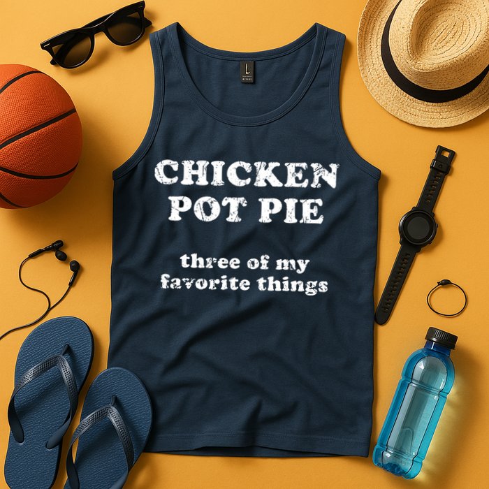 Chicken Pot Pie Three Of My Favorite Things Tank Top