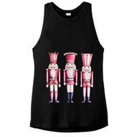 Cute Preppy Pin.K Nutcracker Squad Merry Christmas Pajamas Ladies PosiCharge Tri-Blend Wicking Tank