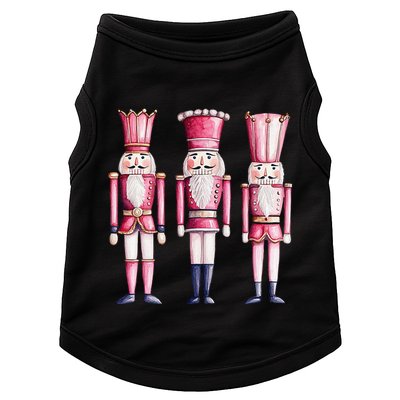 Cute Preppy Pin.K Nutcracker Squad Merry Christmas Pajamas Doggie Tank