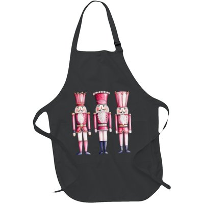 Cute Preppy Pin.K Nutcracker Squad Merry Christmas Pajamas Apron