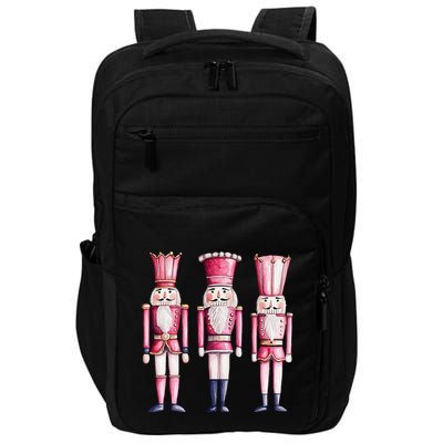 Cute Preppy Pin.K Nutcracker Squad Merry Christmas Pajamas Impact Tech Backpack