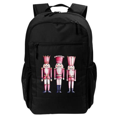 Cute Preppy Pin.K Nutcracker Squad Merry Christmas Pajamas Backpack