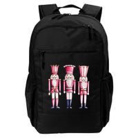 Cute Preppy Pin.K Nutcracker Squad Merry Christmas Pajamas Backpack
