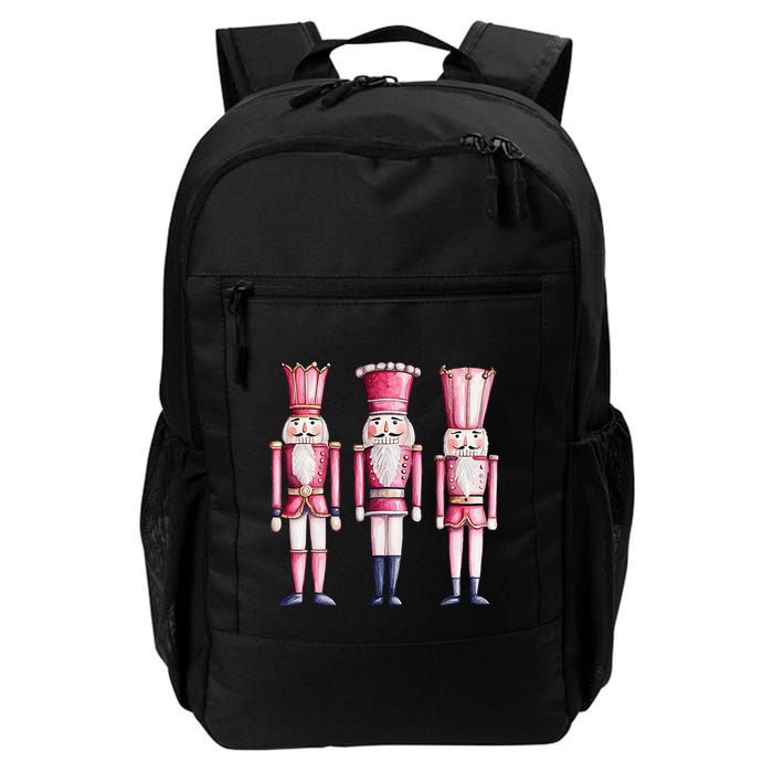 Cute Preppy Pin.K Nutcracker Squad Merry Christmas Pajamas Backpack