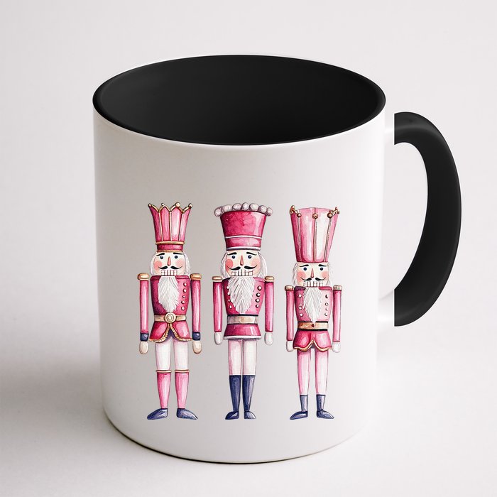 Cute Preppy Pin.K Nutcracker Squad Merry Christmas Pajamas Mug