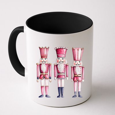 Cute Preppy Pin.K Nutcracker Squad Merry Christmas Pajamas Mug