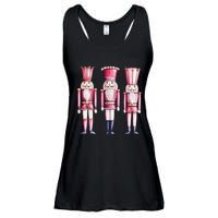 Cute Preppy Pin.K Nutcracker Squad Merry Christmas Pajamas Ladies Essential Flowy Tank