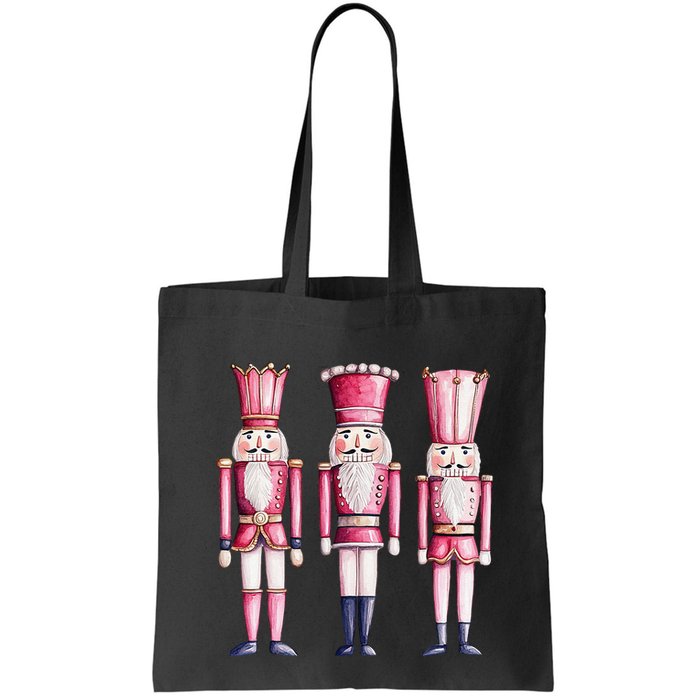 Cute Preppy Pin.K Nutcracker Squad Merry Christmas Pajamas Bag