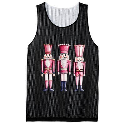Cute Preppy Pin.K Nutcracker Squad Merry Christmas Pajamas Mesh Reversible Basketball Jersey Tank