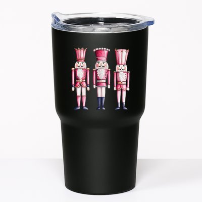 Cute Preppy Pin.K Nutcracker Squad Merry Christmas Pajamas Tumbler