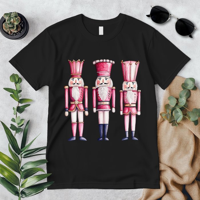 Cute Preppy Pin.K Nutcracker Squad Merry Christmas Pajamas Premium T-Shirt