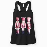 Cute Preppy Pin.K Nutcracker Squad Merry Christmas Pajamas Womens Tank Top
