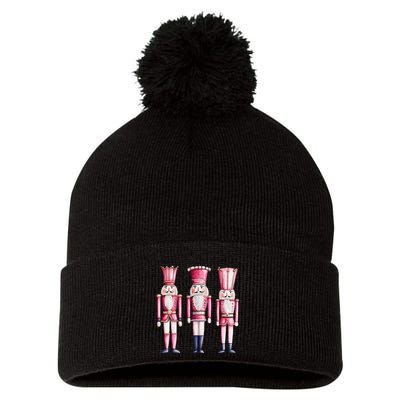 Cute Preppy Pin.K Nutcracker Squad Merry Christmas Pajamas Pom Pom 12in Knit Beanie