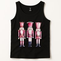 Cute Preppy Pin.K Nutcracker Squad Merry Christmas Pajamas Tank Top