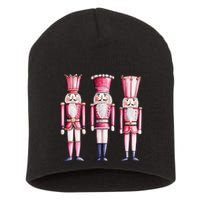 Cute Preppy Pin.K Nutcracker Squad Merry Christmas Pajamas Short Acrylic Beanie