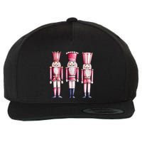 Cute Preppy Pin.K Nutcracker Squad Merry Christmas Pajamas Wool Snapback Cap