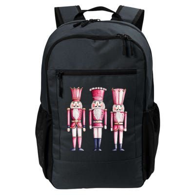 Cute Preppy Pin.K Nutcracker Squad Merry Christmas Pajamas Daily Commute Backpack